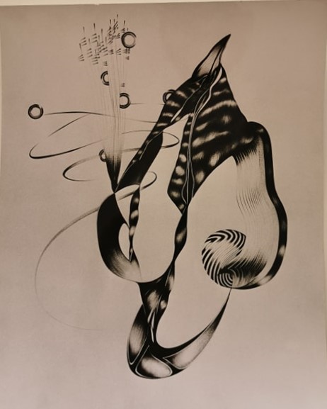 " Spirorbe hallucinée " 36x48 cm