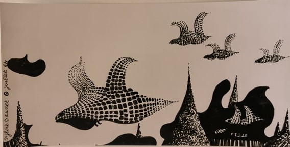 " Coquillage de l'espace " 15x30 cm