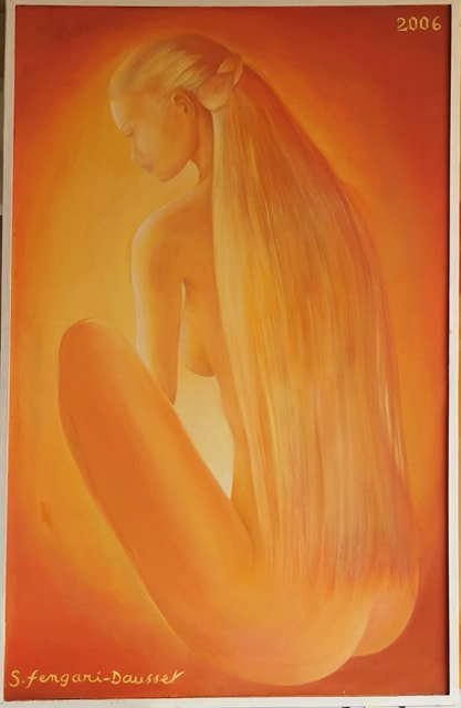 " Flavie " 125.5x79cm