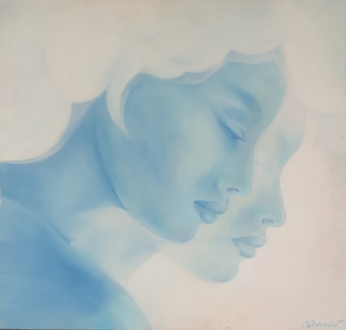 " Ange gardien " 65x46cm