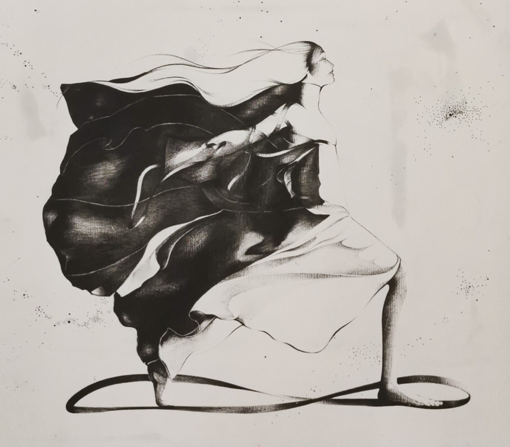 " Femme d'infini " 36x48cm