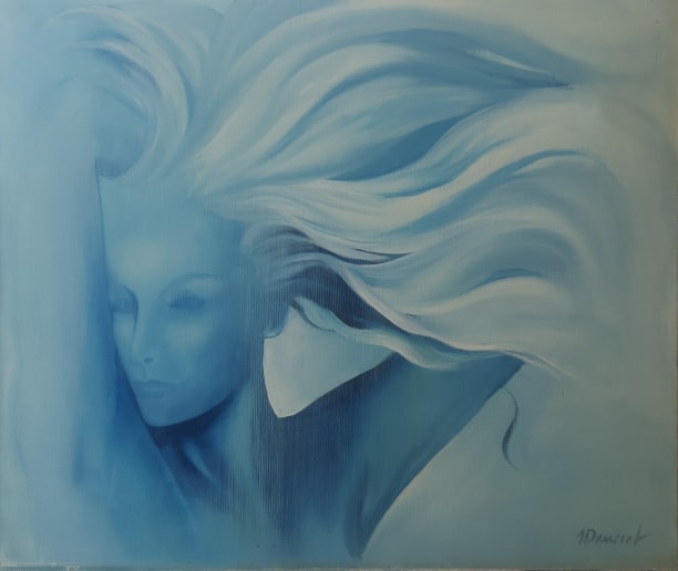 " Gorgone " 65x46cm