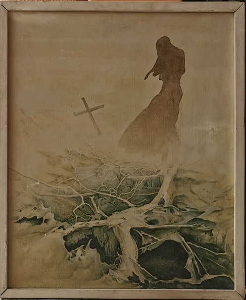 " La racine " 46x38cm