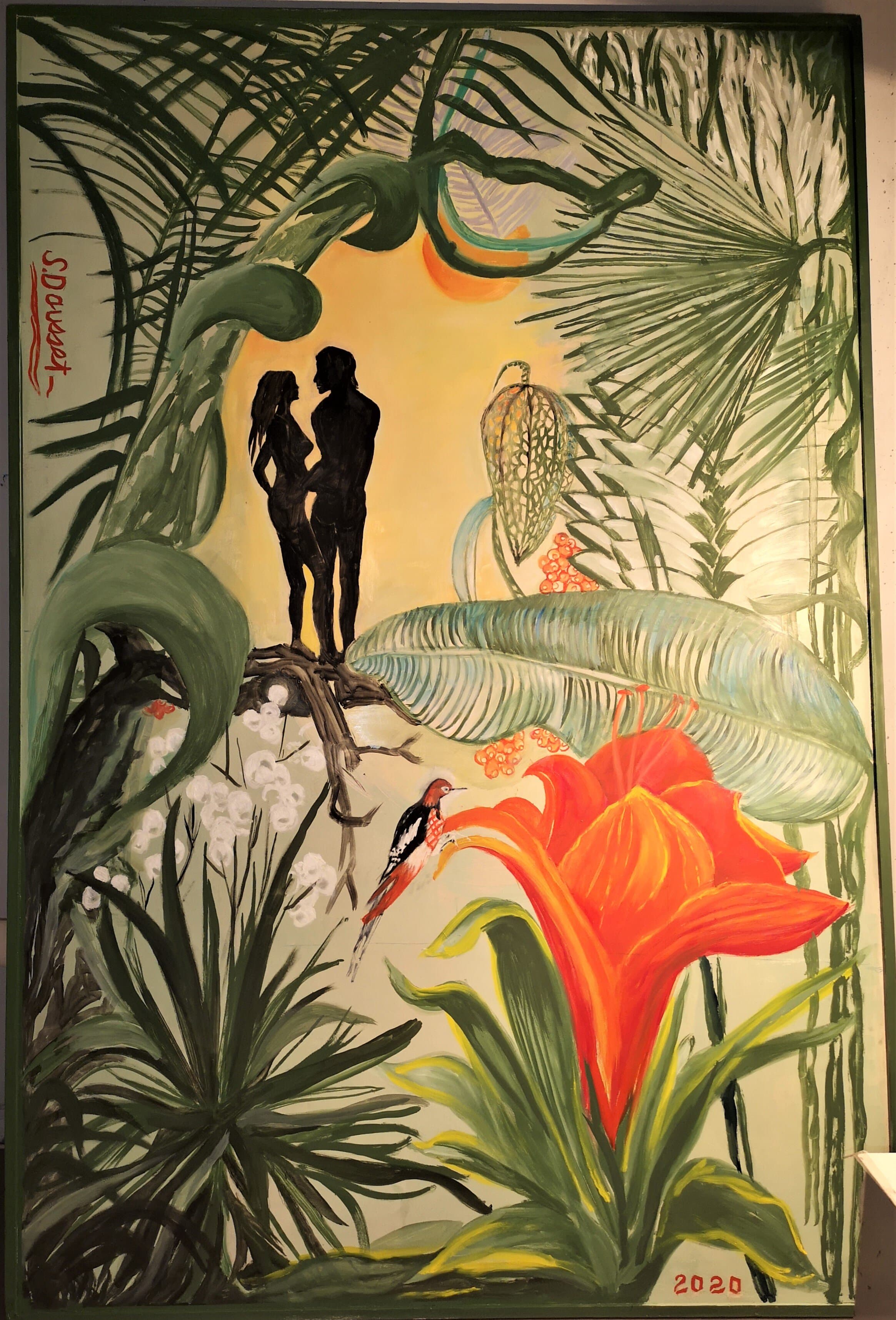  " Adam et Eve " 185x125cm 
