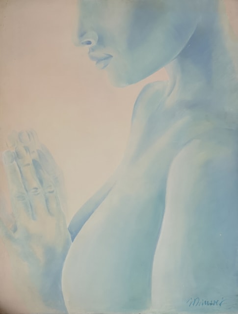 " La prière " 73x60cm