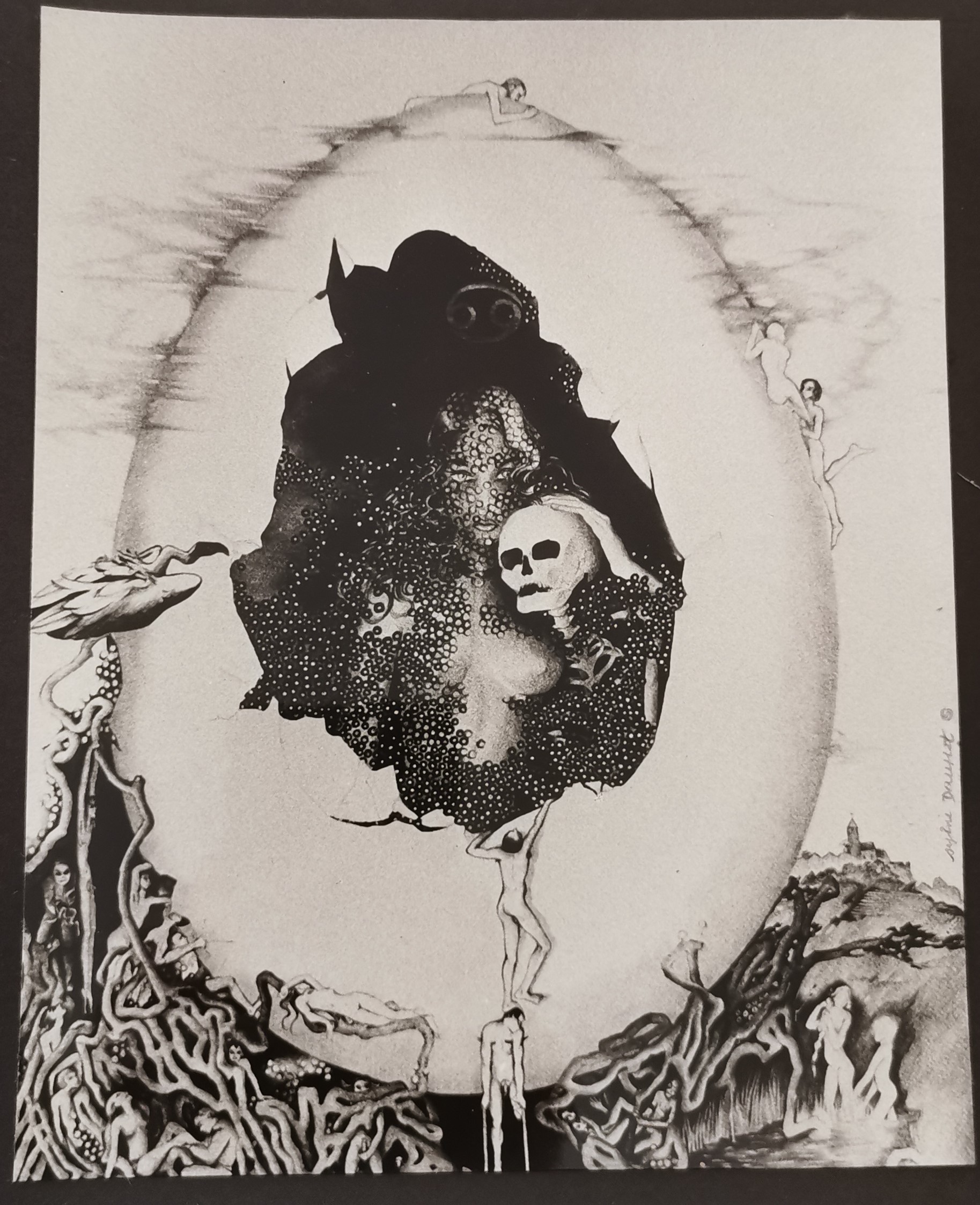 " Le cancer " 38x46cm